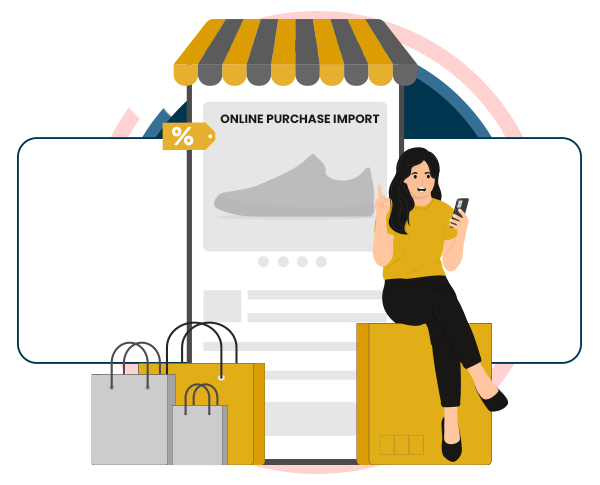 online purchase import garment